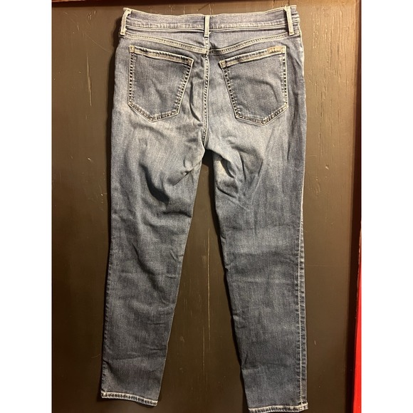 Eddie Bauer Jeans Womens 12 Denim‎ Boyfriend Slim Medium Wash 5 Pocket Jeans - Picture 6 of 6